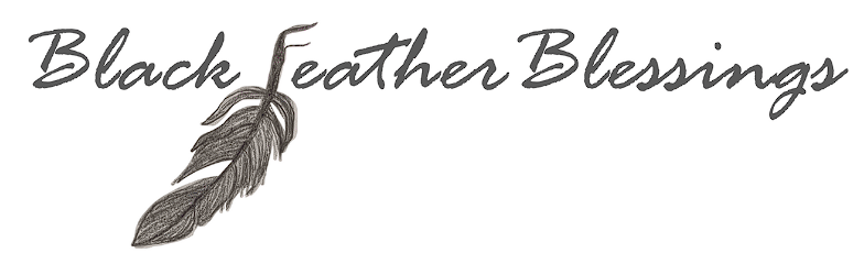 Black Feather Blessings Logo